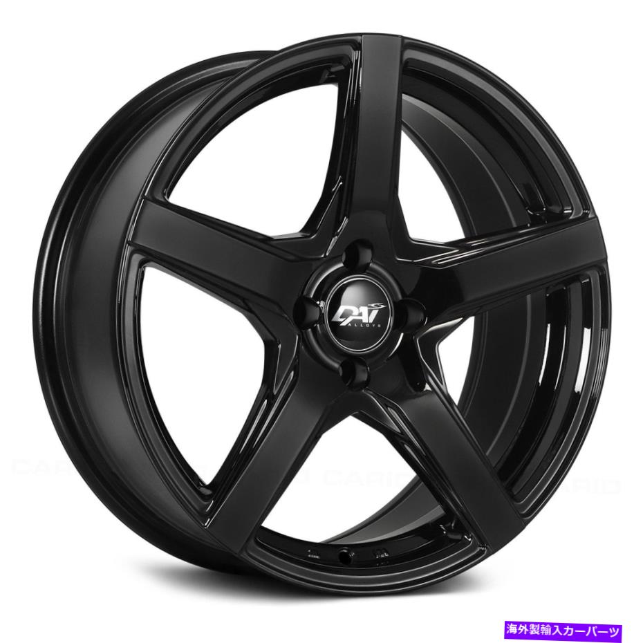 ホイール　４本セット Dai Alloys DW106 Cor Wheels 16x7（40、5x114.3、67.1）4のブラックリムセット DAI Alloys DW106 COR Wheels 16x7 (40, 5x114.3, 67.1) Black Rims Set of 4【並行輸入品】