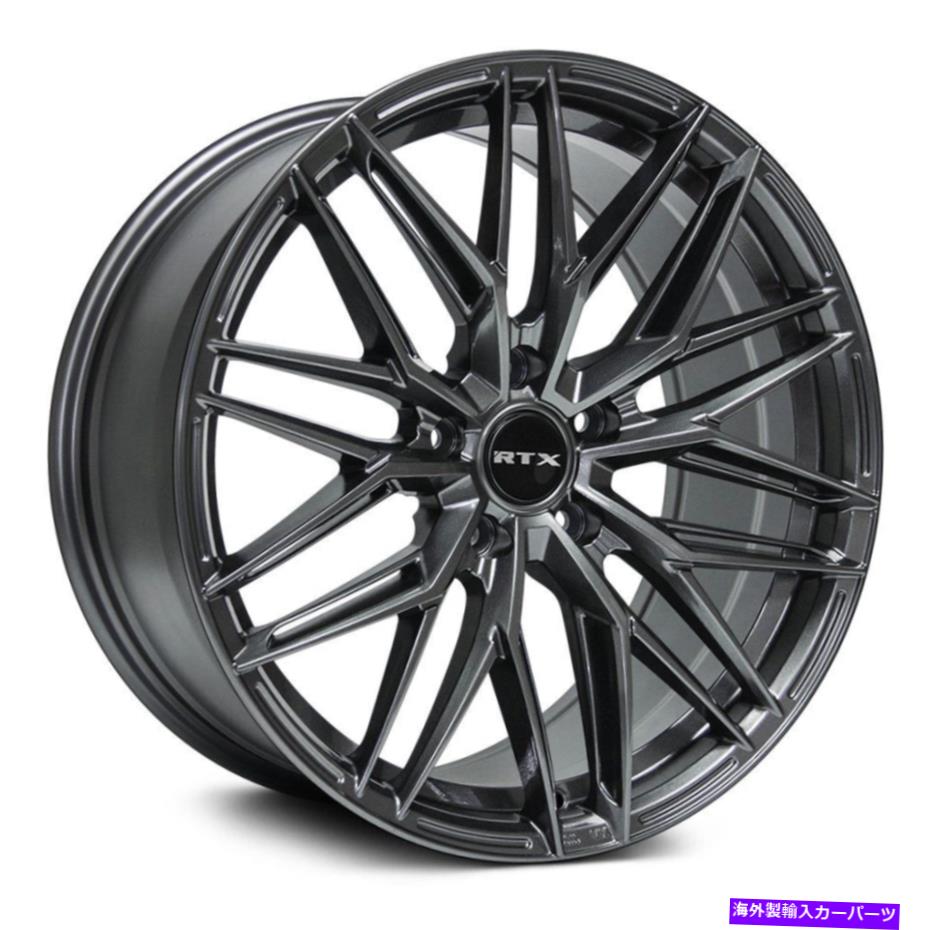 ホイール　４本セット RTX SW20ホイール18x8.5（45、5x112、66.6）4のガンメタルリムセット RTX SW20 Wheels 18x8.5 (45, 5x112, 66.6) Gunmetal Rims Set of 4【並行輸入品】