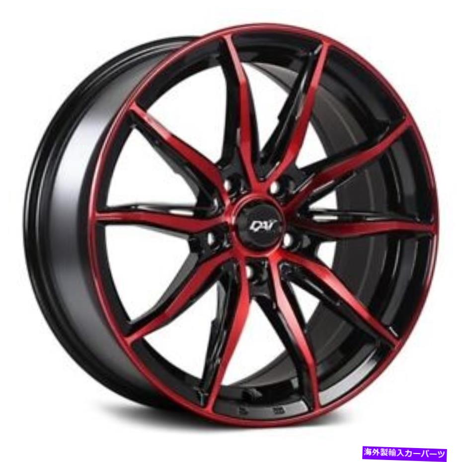 ホイール　４本セット Dai Alloys DW115 FRINCING WHEELS 17x7.5（39、5x100、73.1）4のブラックリムセット DAI Alloys DW115 FRANTIC Wheels 17x7.5 (39, 5x100, 73.1) Black Rims Set of 4【並行輸入品】