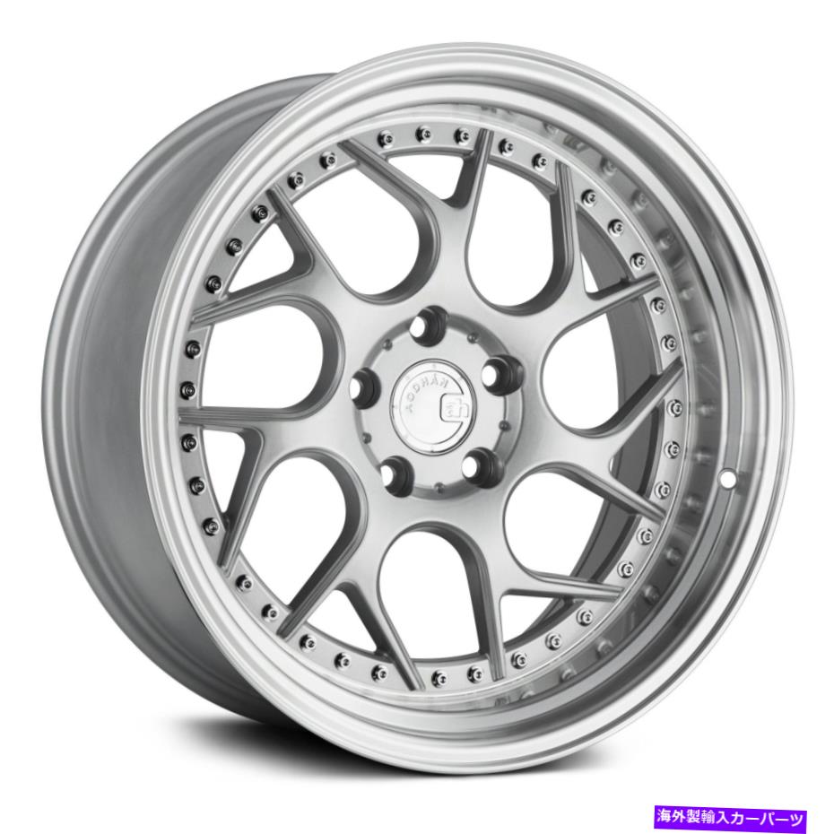 ホイール 4本セット aodhan ds01ホイール18x9.5(22、5x114.3、73.1)4のシルバーリムセット Aodhan DS01 Wheels 18x9.5 (22, 5x114.3, 73.1) Silver Rims Set of 4【並行輸入品】|Us Custom Parts Shop USDM