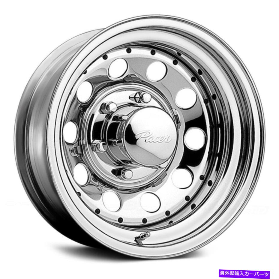 ホイール　４本セット Pacer 320c Modホイール15x7（-6、5x114.3、83.82）4のChrome Rimsセット Pacer 320C MOD Wheels 15x7 (-6, 5x114.3, 83.82) Chrome Rims Set of 4【並行輸入品】