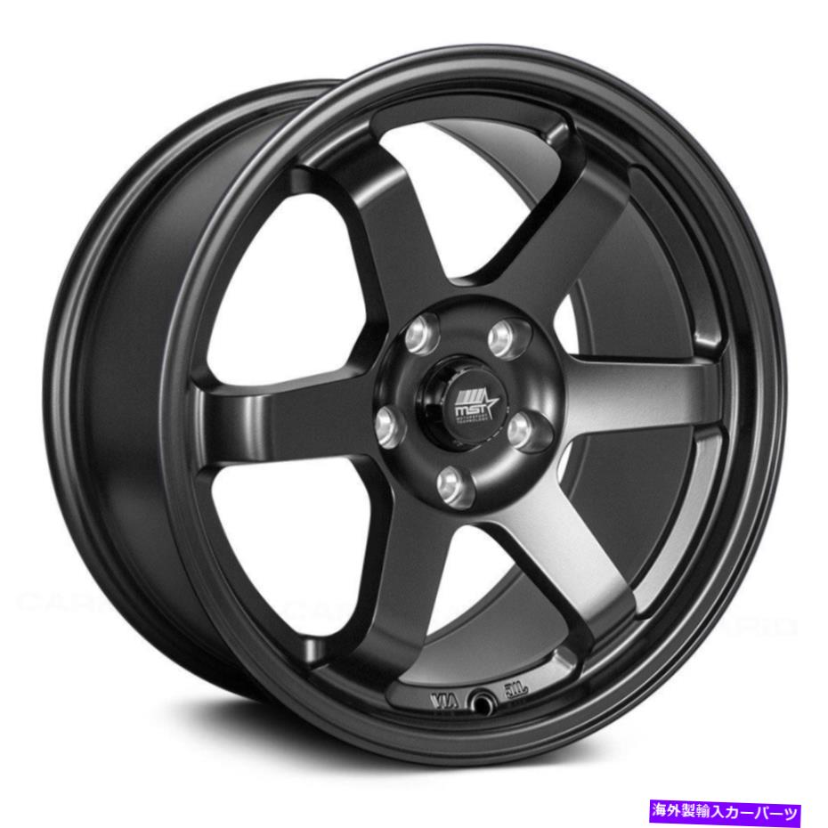 ホイール 4本セット MST MT01ホイール17x9(35、5x114.3、73.1)4のブラックリムセット MST MT01 Wheels 17x9 (35, 5x114.3, 73.1) Black Rims Set of 4【並行輸入品】|Us Custom Parts Shop USDM