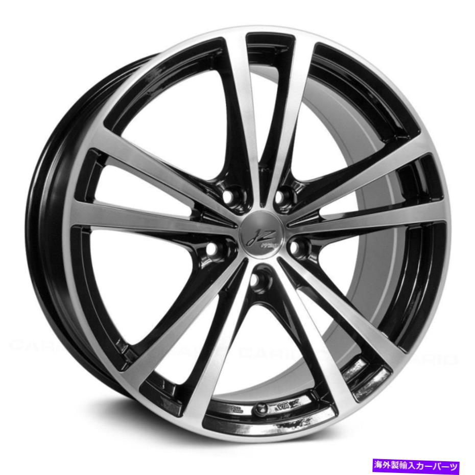ホイール　４本セット RTXフォースホイール15x6.5（42、4x100、73.1）4のブラックリムセット RTX FORCE Wheels 15x6.5 (42, 4x100, 73.1) Black Rims Set of 4【並行輸入品】｜Us Custom Parts Shop USDM