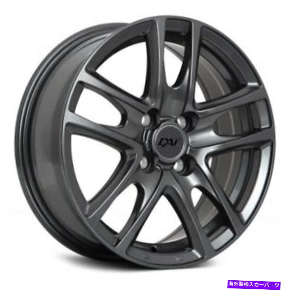 ホイール 4本セット Dai Alloys DW73 OEMホイール16x6.5(45、5x114.3、67.1)4のグラファイトリムセット DAI Alloys DW73 OEM Wheels 16x6.5 (45, 5x114.3, 67.1) Graphite Rims Set of 4【並行輸入品】
