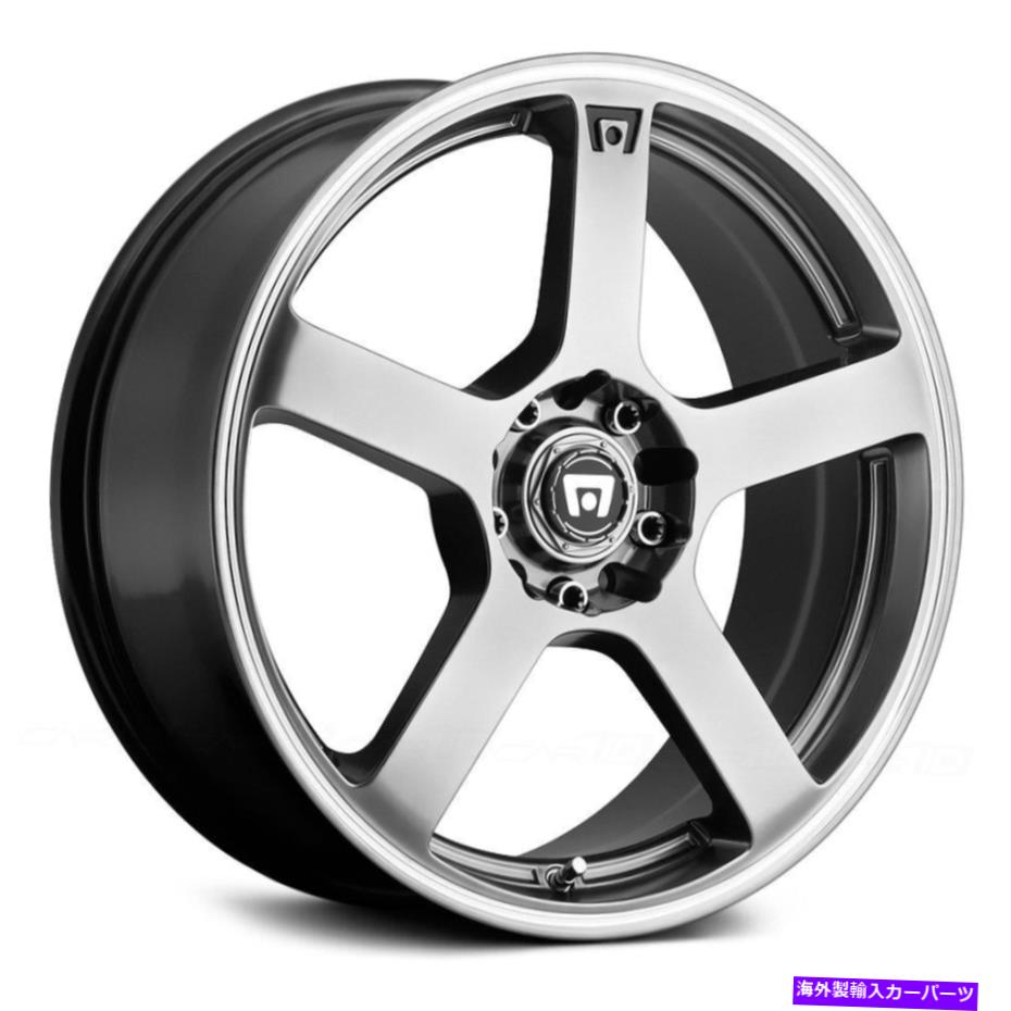 ホイール　４本セット Motegi Racing MR116ホイール17x7（40、5x114.3、72.56）4のシルバーリムセット Motegi Racing MR116 Wheels 17x7 (40, 5x114.3, 72.56) Silver Rims Set of 4【並行輸入品】