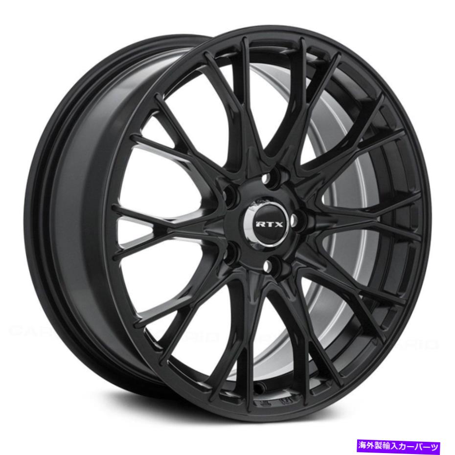 ホイール 4本セット rtx concordeホイール16x7(38、5x100、73.1)4のブラックリムセット RTX CONCORDE Wheels 16x7 (38, 5x100, 73.1) Black Rims Set of 4【並行輸入品】|Us Custom Parts Shop USDM