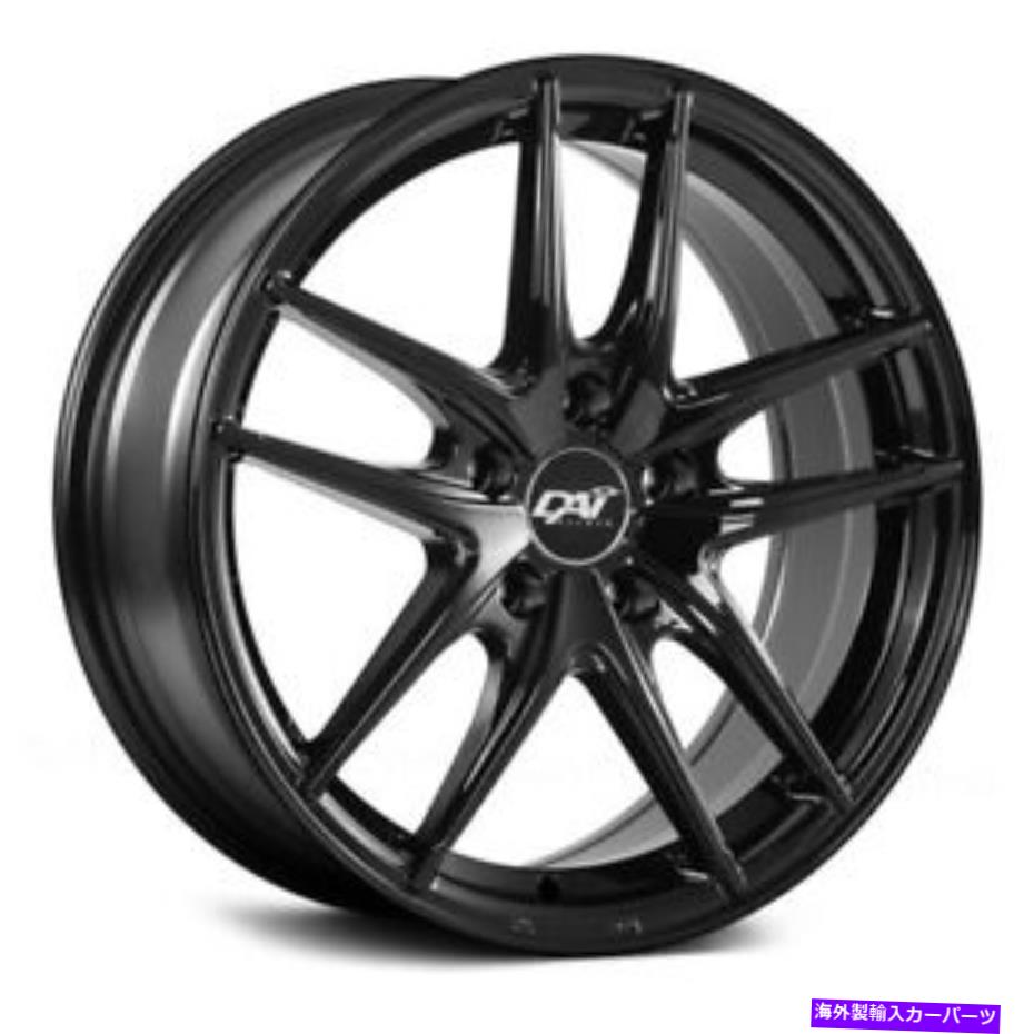 ホイール　４本セット Dai Alloys DW100頂点ホイール16x7（40、4x100、73.1）4のブラックリムセット DAI Alloys DW100 APEX Wheels 16x7 (40, 4x100, 73.1) Black Rims Set of 4【並行輸入品】