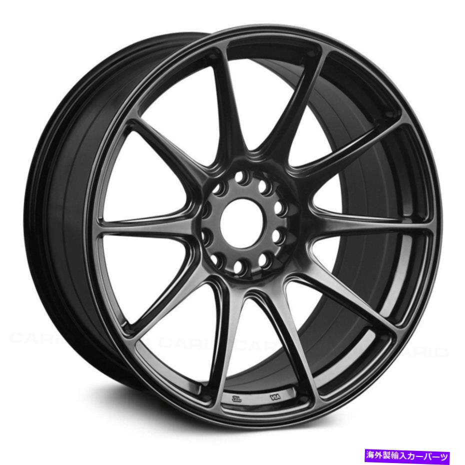 ホイール 4本セット XXR 527ホイール17x8.3(25、5x100、73.1)4のブラックリムセット XXR 527 Wheels 17x8.3 (25, 5x100, 73.1) Black Rims Set of 4【並行輸入品】|Us Custom Parts Shop USDM