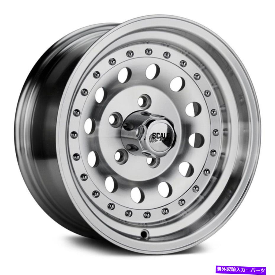 ホイール　４本セット スケール4x4バンディットIIホイール15x7（-6、5x139.7、107.95）4の機械加工リムセット Scale 4x4 Bandit II Wheels 15x7 (-6, 5x139.7, 107.95) Machined Rims Set of 4【並行輸入品】 256,707円