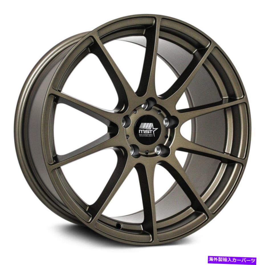 ホイール　４本セット MST MT44ホイール17x9（35、5x114.3、73.1）4のブロンズリムセット MST MT44 Wheels 17x9 (35, 5x114.3, 73.1) Bronze Rims Set of 4【並行輸入品】｜Us Custom Parts Shop USDM