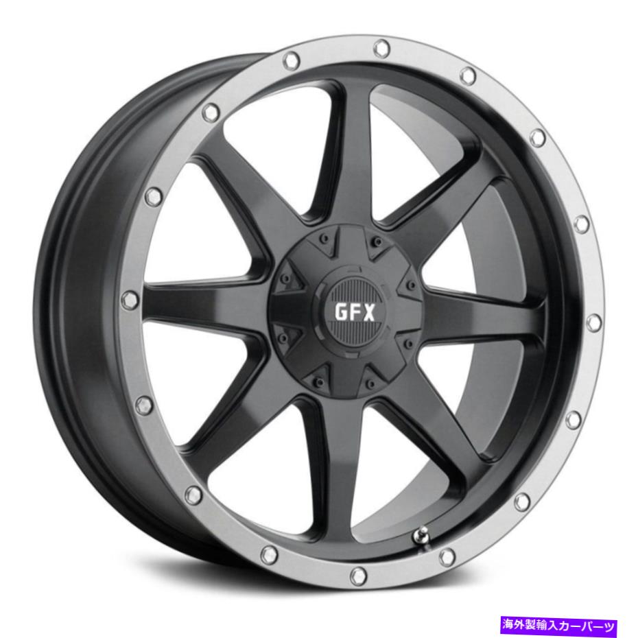 ホイール　４本セット G-FX TR14ホイール17x8.5（18、6x139.7、87.1）4の灰色のリムセット G-FX TR14 Wheels 17x8.5 (18, 6x139.7, 87.1) Gray Rims Set of 4【並行輸入品】