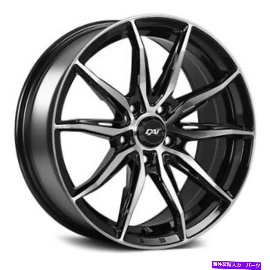 ホイール　４本セット Dai Alloys DW115 FRINCING WHEELS 15x6.5（38、4x100、73.1）4のブラックリムセット DAI Alloys DW115 FRANTIC Wheels 15x6.5 (38, 4x100, 73.1) Black Rims Set of 4【並行輸入品】