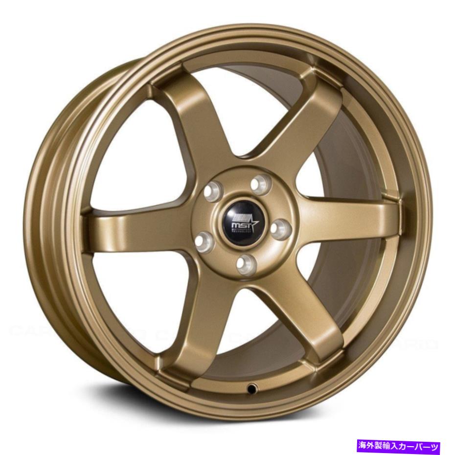 ホイール　４本セット MST MT01ホイール18x9.5（35、5x114.3、73.1）4のブロンズリムセット MST MT01 Wheels 18x9.5 (35, 5x114.3, 73.1) Bronze Rims Set of 4【並行輸入品】