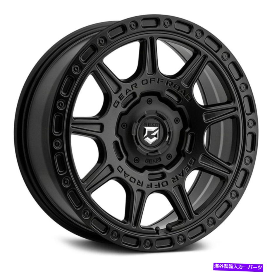 ホイール 4本セット ギアアロイ758SBセクターCホイール17x8(35、5x114.3、67.1)4のブラックリムセット Gear Alloy 758SB SECTOR-C Wheels 17x8 (35, 5x114.3, 67.1) Black Rims Set of 4【並行輸入品】|Us Custom Parts Shop USDM