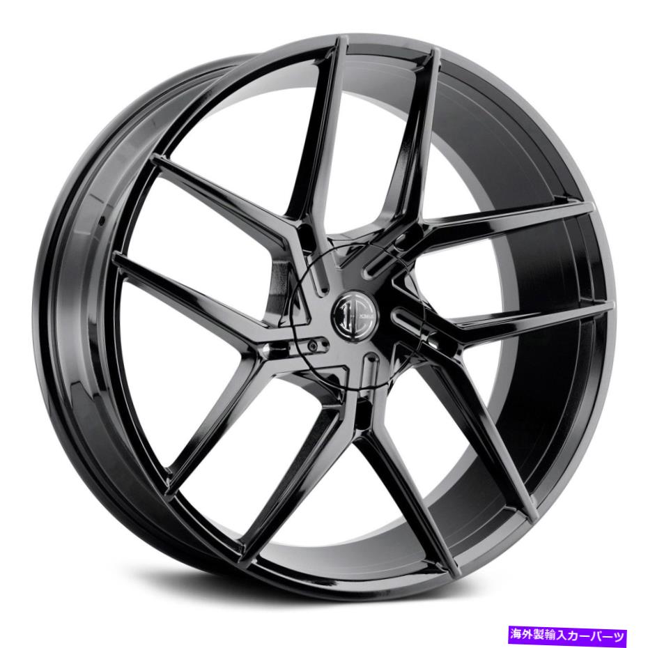 ホイール 4本セット 2crave番号51ホイール18x8(35、5x120.65、72.56)4のブラックリムセット 2Crave NUMBER 51 Wheels 18x8 (35, 5x120.65, 72.56) Black Rims Set of 4【並行輸入品】|Us Custom Parts Shop USDM