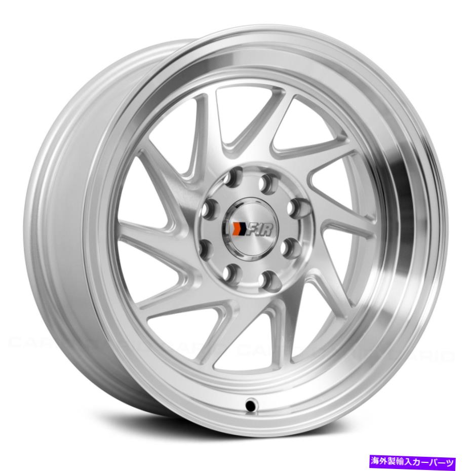 ホイール 4本セット F1R F07ホイール16x8(25、4x114.3、73.1)4のシルバーリムセット F1R F07 Wheels 16x8 (25, 4x114.3, 73.1) Silver Rims Set of 4【並行輸入品】|Us Custom Parts Shop USDM