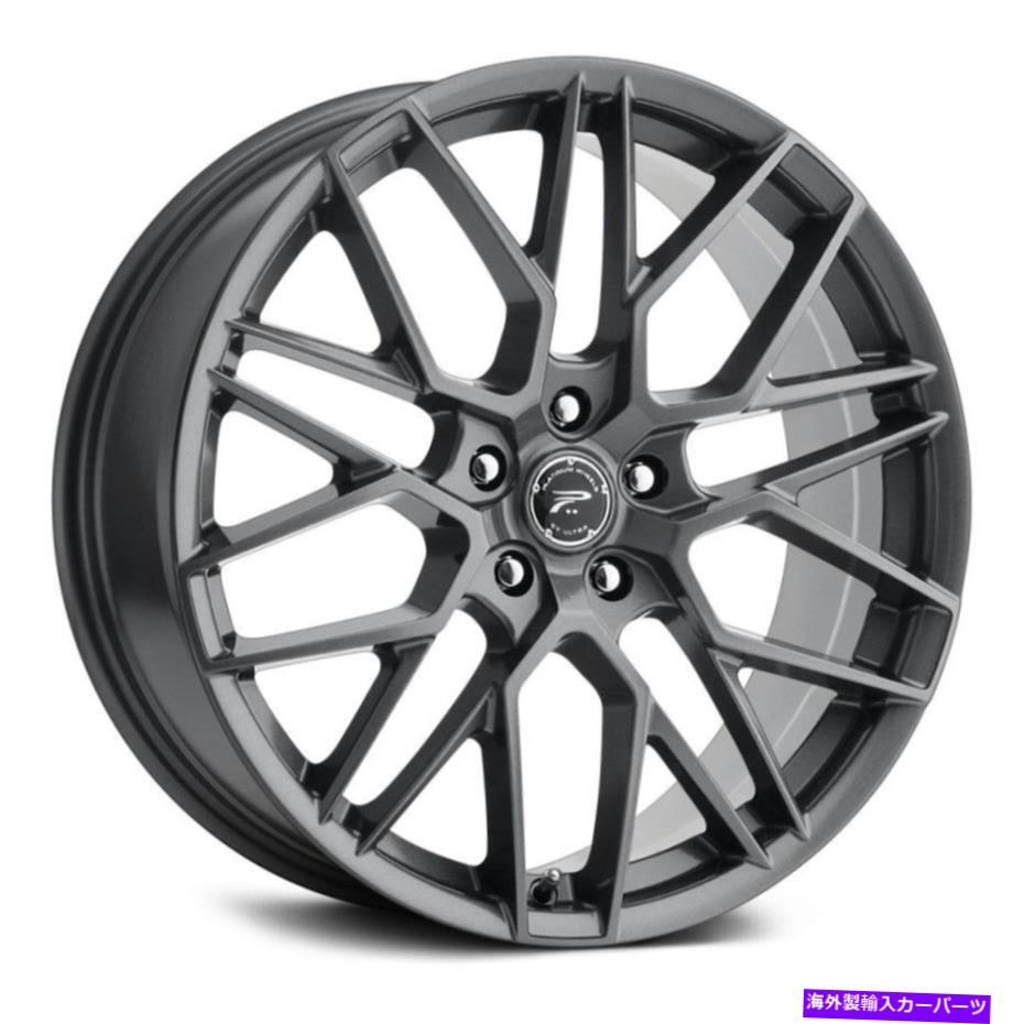 ホイール　４本セット プラチナ459GN報復ホイール18x8（35、5x114.3）ガンメタルリムセット4 Platinum 459GN Retribution Wheels 18x8 (35, 5x114.3) Gunmetal Rims Set of 4【並行輸入品】｜Us Custom Parts Shop USDM