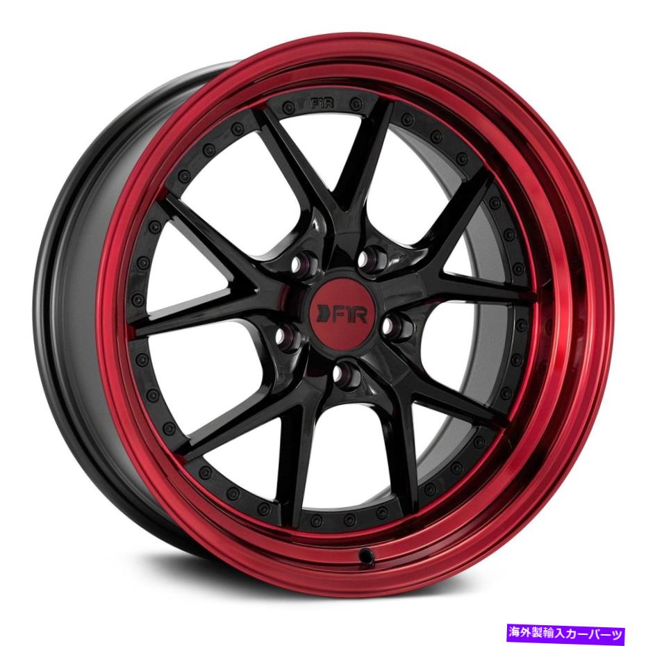 ホイール 4本セット F1R F105ホイール17x8.5(38、5x114.3、73.1)4のブラックリムセット F1R F105 Wheels 17x8.5 (38, 5x114.3, 73.1) Black Rims Set of 4【並行輸入品】|Us Custom Parts Shop USDM