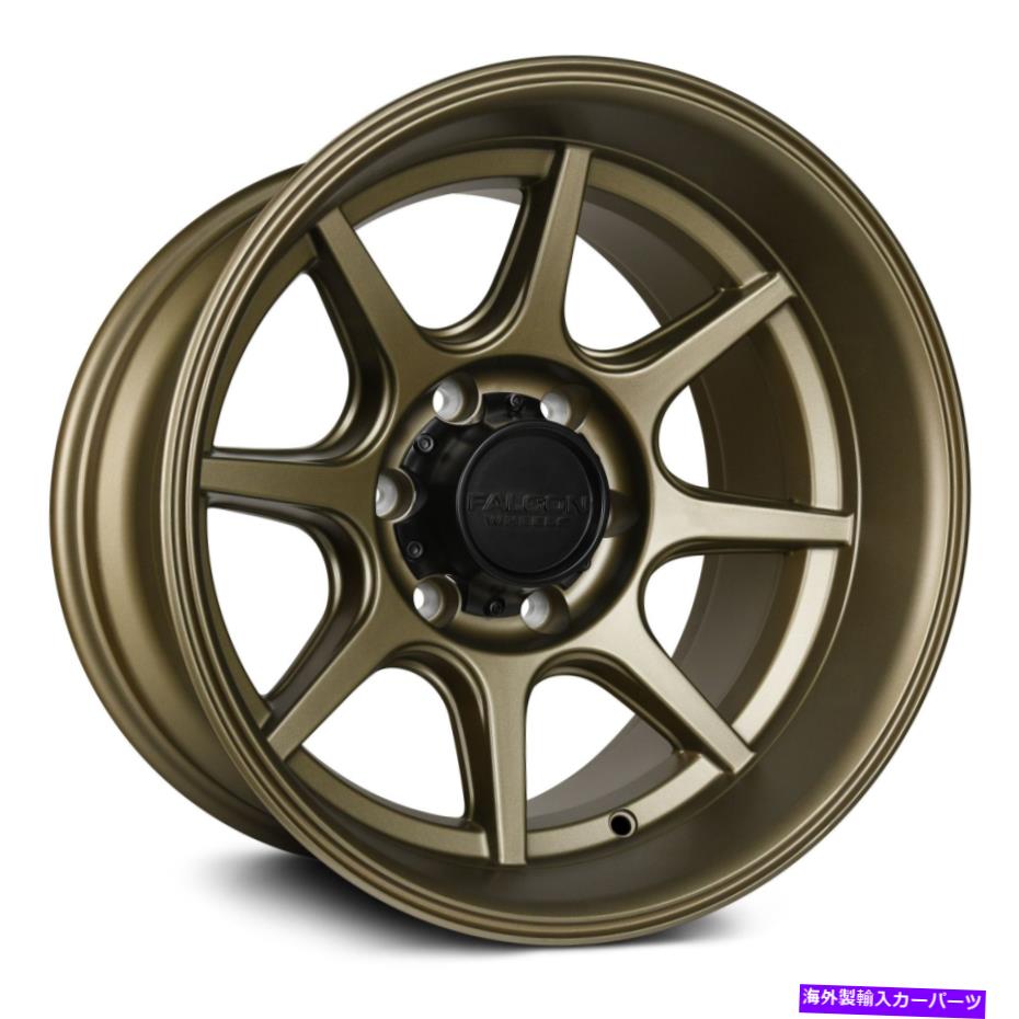 ホイール　４本セット ファルコンT8ホイール17x9（-38、6x139.7、106.3）4のブロンズリムセット Falcon T8 Wheels 17x9 (-38, 6x139.7, 106.3) Bronze Rims Set of 4【並行輸入品】