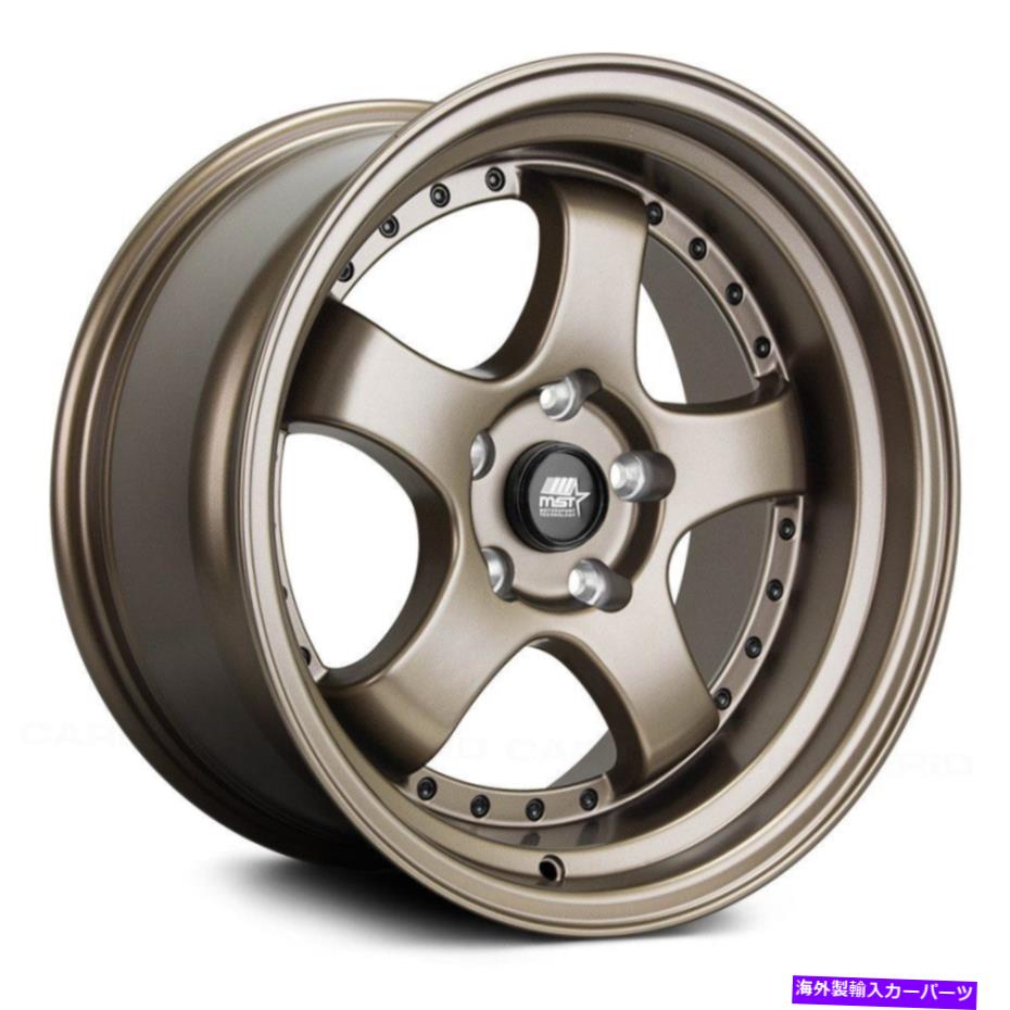 ホイール　４本セット MST MT07ホイール17x8.5（-10、6x139.7、112）4のブロンズリムセット MST MT07 Wheels 17x8.5 (-10, 6x139.7, 112) Bronze Rims Set of 4【並行輸入品】