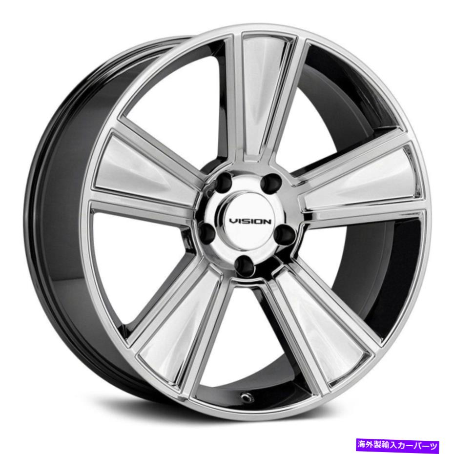 ホイール　４本セット Vision Stunner Wheels 20x11（40、5x120.65、67.1）4のChrome Rimsセット Vision STUNNER Wheels 20x11 (40, 5x120.65, 67.1) Chrome Rims Set of 4【並行輸入品】
