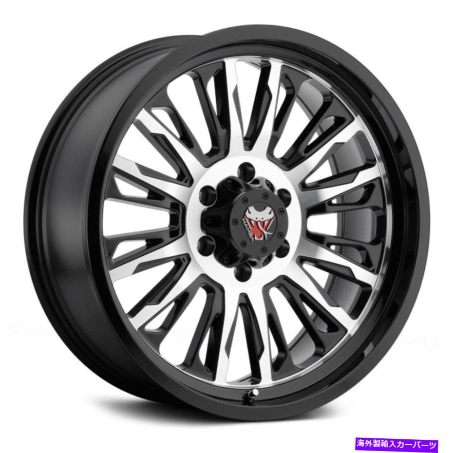 ホイール 4本セット Mamba M21ホイール18x9(12、8x165.1、125.1)4のブラックリムセット Mamba M21 Wheels 18x9 (12, 8x165.1, 125.1) Black Rims Set of 4【並行輸入品】|Us Custom Parts Shop USDM