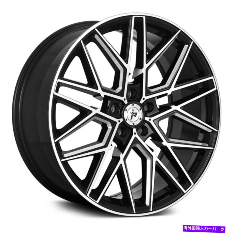 ホイール　４本セット 衝突ロード602ホイール18x8（40、5x114.3、73.1）4のブラックリムセット Impact Off Road 602 Wheels 18x8 (40, 5x114.3, 73.1) Black Rims Set of 4【並行輸入品】