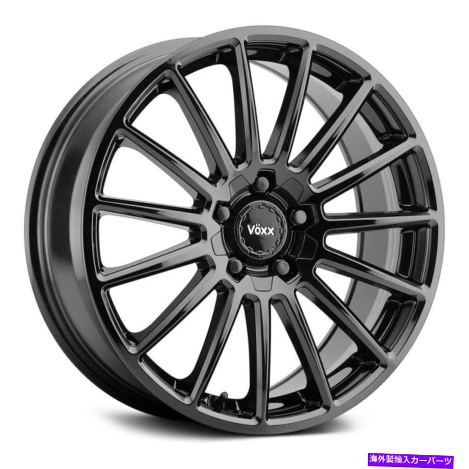 ホイール　４本セット Voxx CasinaWheels18x8（45、5x120.65、72.56）4のブラックリムセット Voxx CASINA Wheels 18x8 (45, 5x120.65, 72.56) Black Rims Set of 4【並行輸入品】｜Us Custom Parts Shop USDM