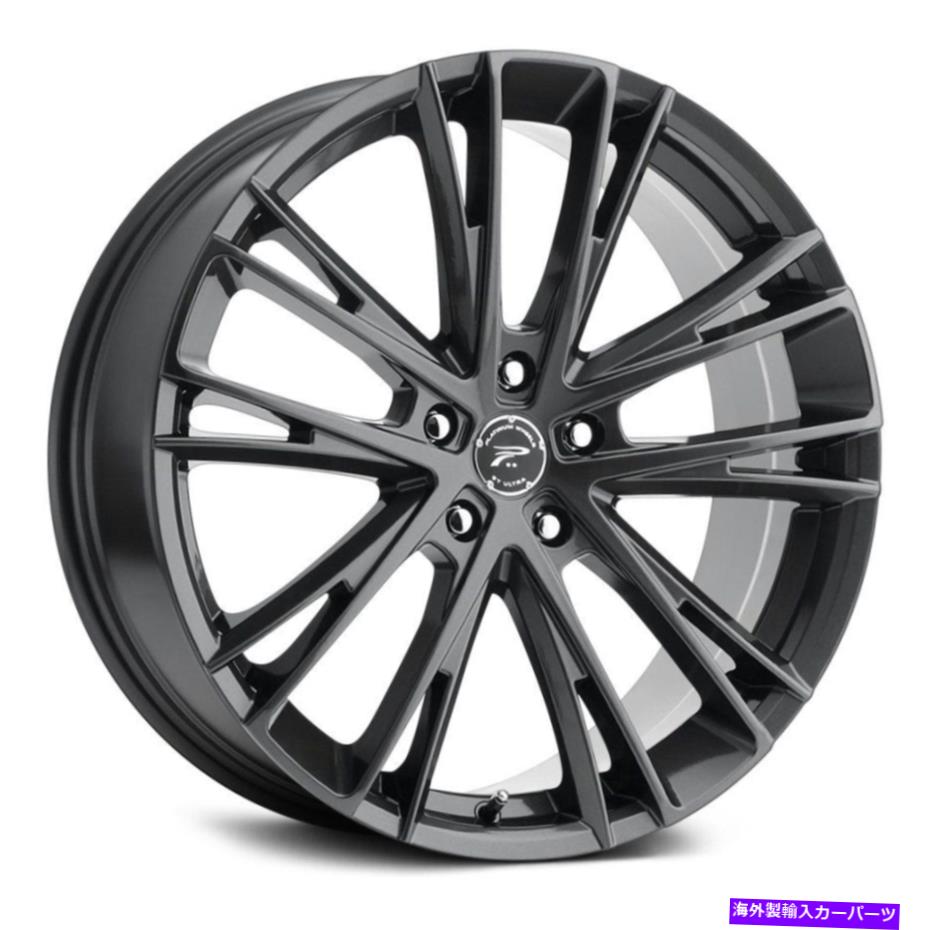 ホイール 4本セット Platinum 458gn Prophecy Wheels 18x8(40、5x114.3、72.62)4のGunmetal Rimsセット Platinum 458GN PROPHECY Wheels 18x8 (40, 5x114.3, 72.62) Gunmetal Rims Set of 4【並行輸入品】|Us Custom Parts Shop USDM