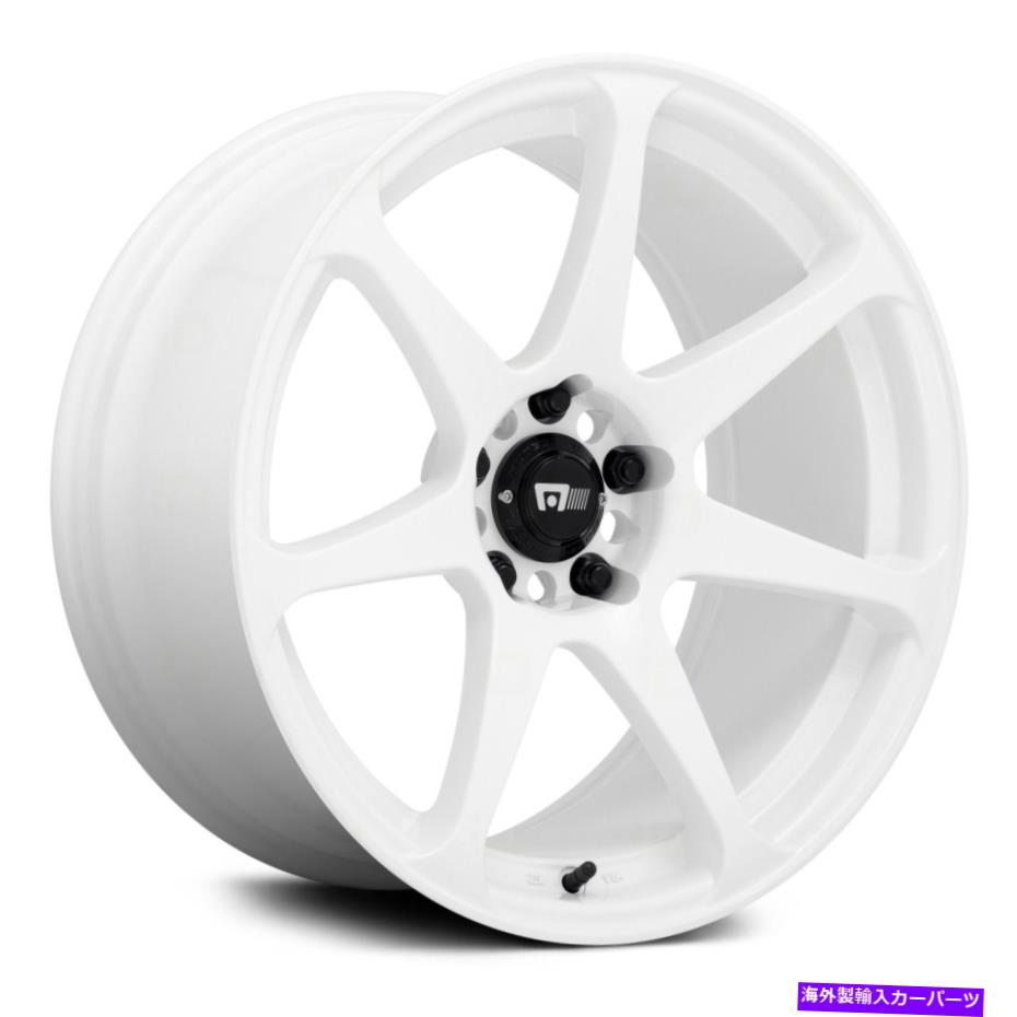 ホイール 4本セット Motegi Racing MR154バトルホイール17x8(30、5x114.3、72.56)4の白リムセット Motegi Racing MR154 BATTLE Wheels 17x8 (30, 5x114.3, 72.56) White Rims Set of 4【並行輸入品】|Us Custom Parts Shop USDM