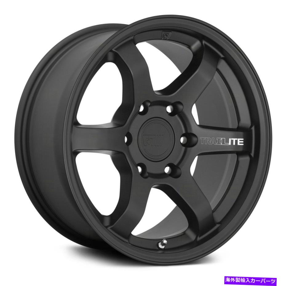 ホイール　４本セット Motegi Racing MR150 Trailite Wheels 17x8.5（0、6x135、87.1）4のブラックリムセット Motegi Racing MR150 TRAILITE Wheels 17x8.5 (0, 6x135, 87.1) Black Rims Set of 4【並行輸入品】