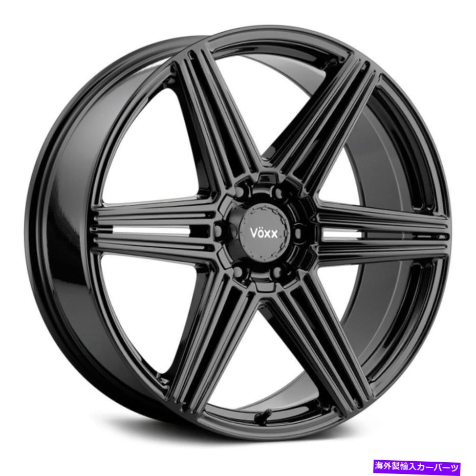 ホイール 4本セット voxx sottoホイール18x8.5(39、6x135、87.1)4のブラックリムセット Voxx SOTTO Wheels 18x8.5 (39, 6x135, 87.1) Black Rims Set of 4【並行輸入品】|Us Custom Parts Shop USDM