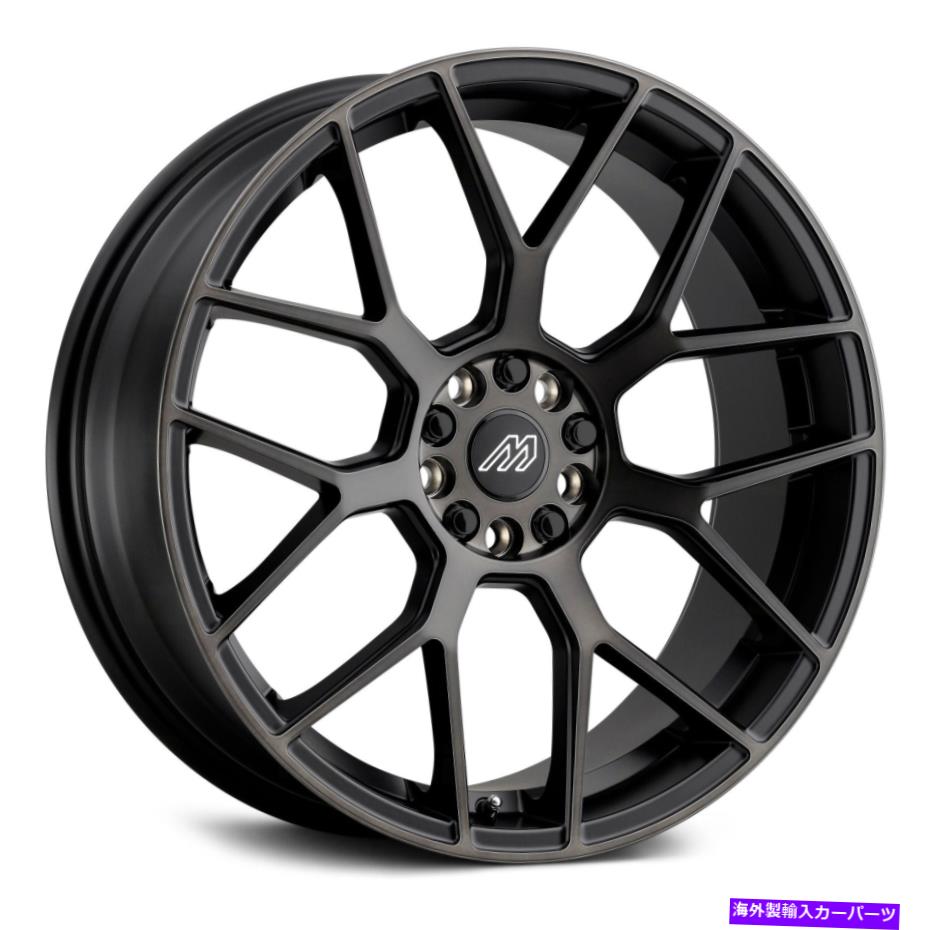 ホイール 4本セット マッハパフォーマンスMP74ホイール20x8.5(40、5x114.3、72.56)4のブラックリムセット MACH Performance MP74 Wheels 20x8.5 (40, 5x114.3, 72.56) Black Rims Set of 4【並行輸入品】|Us Custom Parts Shop USDM