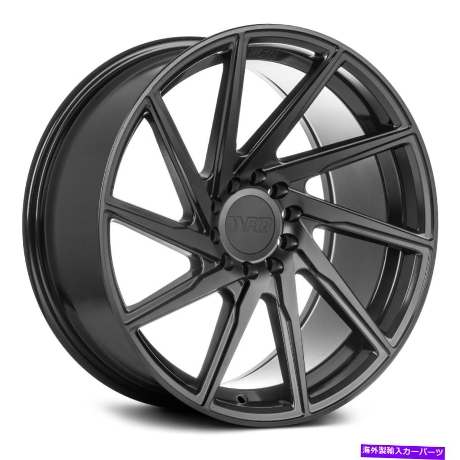 ホイール　４本セット F1R F29ホイール18x8.5（38、5x120.65、73.1）4のブラックリムセット F1R F29 Wheels 18x8.5 (38, 5x120.65, 73.1) Black Rims Set of 4【並行輸入品】