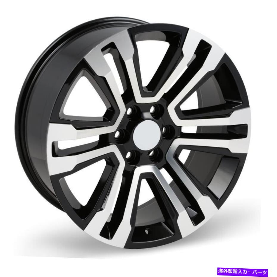 ホイール　４本セット Rev 587ホイール22x9（28、6x139.7、78.1）4のブラックリムセット REV 587 Wheels 22x9 (28, 6x139.7, 78.1) Black Rims Set of 4【並行輸入品】｜Us Custom Parts Shop USDM