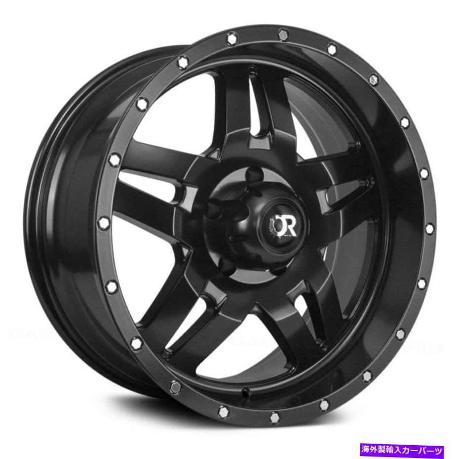 ホイール　４本セット rtx mesaホイール17x9（10、6x139.7、106.1）4のブラックリムセット RTX MESA Wheels 17x9 (10, 6x139.7, 106.1) Black Rims Set of 4【並行輸入品】