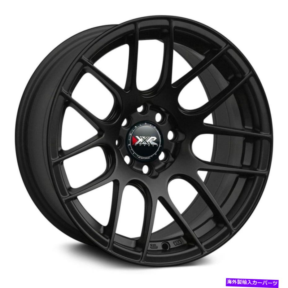 ホイール　４本セット xxr 530ホイール18x8.8（20、5x114.3、73.1）4のブラックリムセット XXR 530 Wheels 18x8.8 (20, 5x114.3, 73.1) Black Rims Set of 4【並行輸入品】