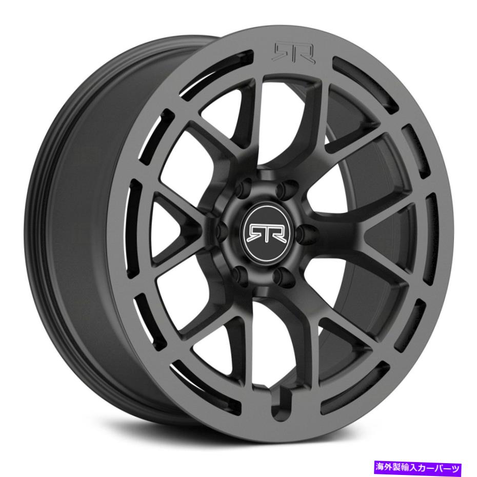 ホイール 4本セット RTR 950SC Tech 6ホイール17x9(0、6x135、87.1)4のチャコールリムセット RTR 950SC TECH 6 Wheels 17x9 (0, 6x135, 87.1) Charcoal Rims Set of 4【並行輸入品】|Us Custom Parts Shop USDM