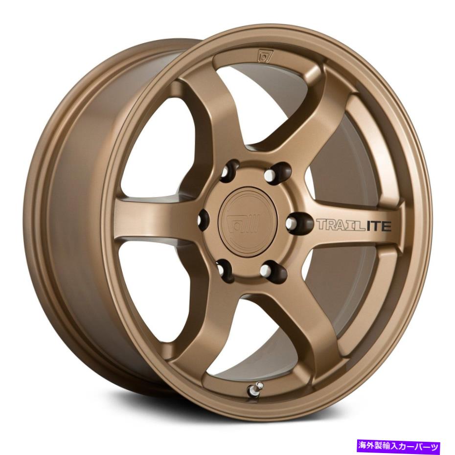 ホイール　４本セット Motegi Racing MR150 Trailite Wheels 17x8.5（0、6x135、87.1）4のブロンズリムセット Motegi Racing MR150 TRAILITE Wheels 17x8.5 (0, 6x135, 87.1) Bronze Rims Set of 4【並行輸入品】