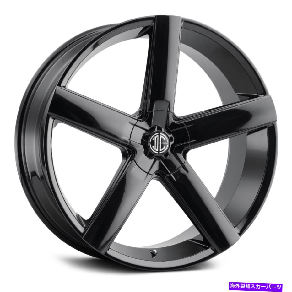ホイール　４本セット 2crave番号55ホイール18x8（35、5x114.3、72.56）4のブラックリムセット 2Crave NUMBER 55 Wheels 18x8 (35, 5x114.3, 72.56) Black Rims Set of 4【並行輸入品】