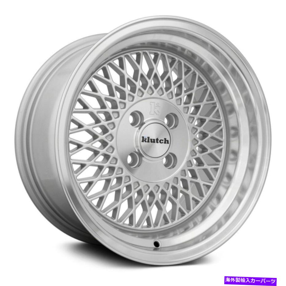 ホイール 4本セット Klutch SLC1ホイール18x9.5(35、5x114.3、73.1)4のシルバーリムセット Klutch SLC1 Wheels 18x9.5 (35, 5x114.3, 73.1) Silver Rims Set of 4【並行輸入品】|Us Custom Parts Shop USDM