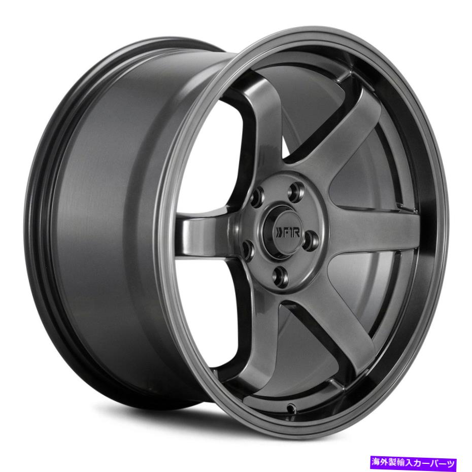ホイール 4本セット F1R F106ホイール17x8(35、5x114.3、73.1)4のブラックリムセット F1R F106 Wheels 17x8 (35, 5x114.3, 73.1) Black Rims Set of 4【並行輸入品】|Us Custom Parts Shop USDM