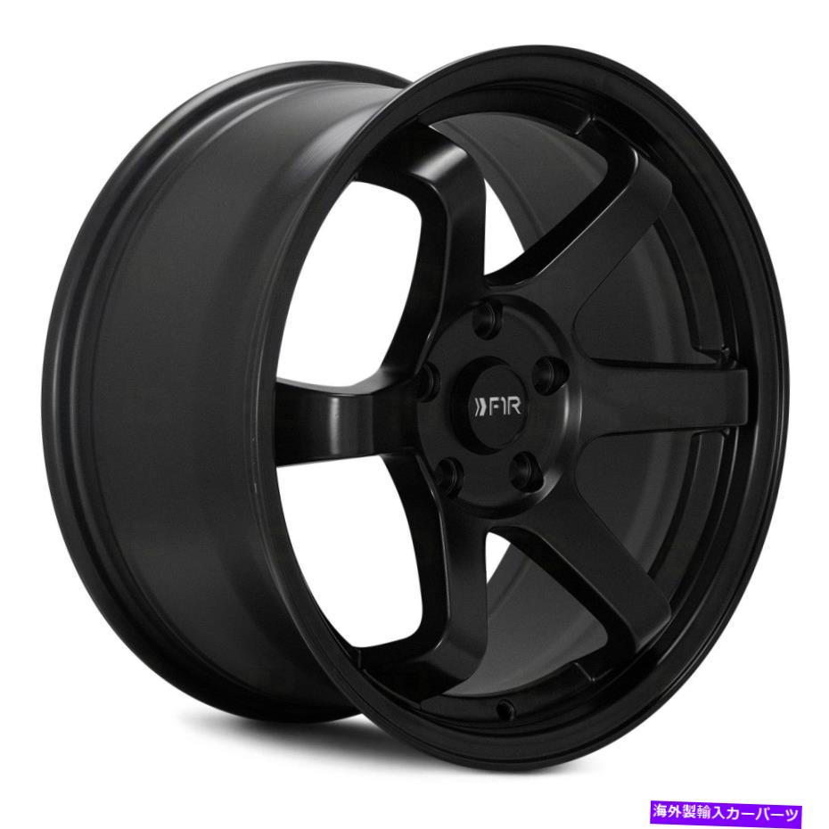 ホイール 4本セット F1R F106ホイール17x8(35、5x114.3、73.1)4のブラックリムセット F1R F106 Wheels 17x8 (35, 5x114.3, 73.1) Black Rims Set of 4【並行輸入品】|Us Custom Parts Shop USDM