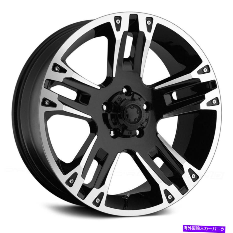 ホイール 4本セット Ultra 235b MaverickWheels17x8(10、6x139.7、106.1)4のブラックリムセット Ultra 235B MAVERICK Wheels 17x8 (10, 6x139.7, 106.1) Black Rims Set of 4【並行輸入品】|Us Custom Parts Shop USDM