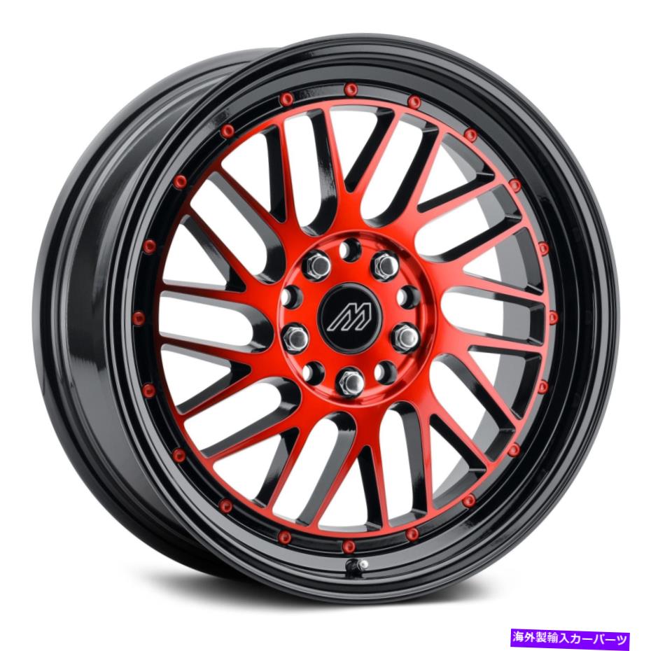 ホイール 4本セット マッハパフォーマンスMP42ホイール18x8(35、5x120.65、72.56)4のブラックリムセット MACH Performance MP42 Wheels 18x8 (35, 5x120.65, 72.56) Black Rims Set of 4【並行輸入品】|Us Custom Parts Shop USDM