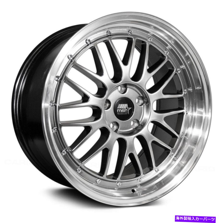 ホイール　４本セット MSTレマンホイール19x9.5（35、5x120.65、73.1）4のブラックリムセット MST LeMan Wheels 19x9.5 (35, 5x120.65, 73.1) Black Rims Set of 4【並行輸入品】｜Us Custom Parts Shop USDM 300,911円