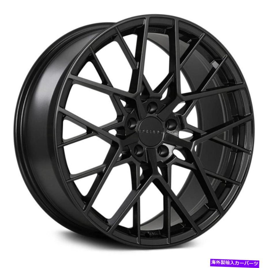 ホイール　４本セット Ruffino Ruf51インセプションホイール18x8（35、5x114.3、67.1）4のブラックリムセット Ruffino RUF51 Inception Wheels 18x8 (35, 5x114.3, 67.1) Black Rims Set of 4【並行輸入品】