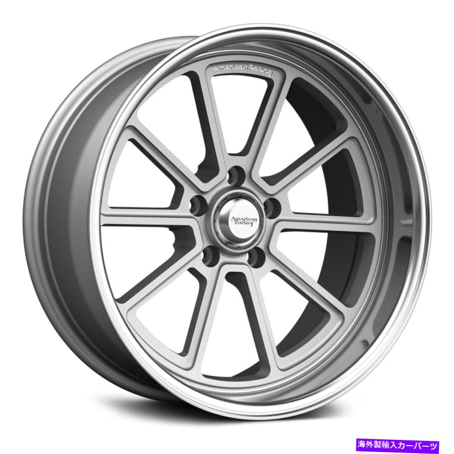 ホイール 4本セット American Racing VN510ドラフトホイール18x8(0、5x114.3、72.56)4のシルバーリムセット American Racing VN510 DRAFT Wheels 18x8 (0, 5x114.3, 72.56) Silver Rims Set of 4【並行輸入品】|Us Custom Parts Shop USDM