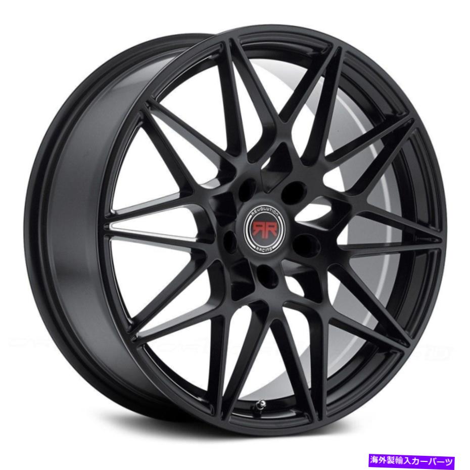 ホイール　４本セット Revolution Racing RR11ホイール17x7.5（40、5x114.3、73.1）4のブラックリムセット Revolution Racing RR11 Wheels 17x7.5 (40, 5x114.3, 73.1) Black Rims Set of 4【並行輸入品】