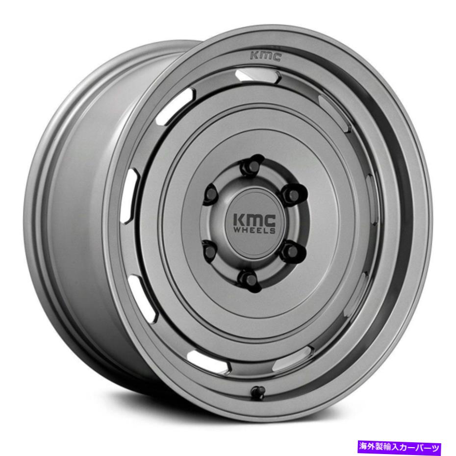 ホイール　４本セット KMC KM720 ROSWELLホイール17x8.5（0、6x135、87.1）4の無煙炭リムセット KMC KM720 ROSWELL Wheels 17x8.5 (0, 6x135, 87.1) Anthracite Rims Set of 4【並行輸入品】｜Us Custom Parts Shop USDM